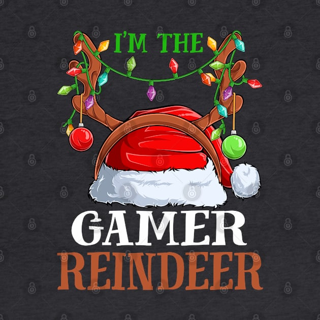 Im The Gamer Reindeer Christmas Funny Pajamas Funny Christmas Gift by intelus